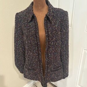 Sag Harbor Multicolor Textured Women's Blazer